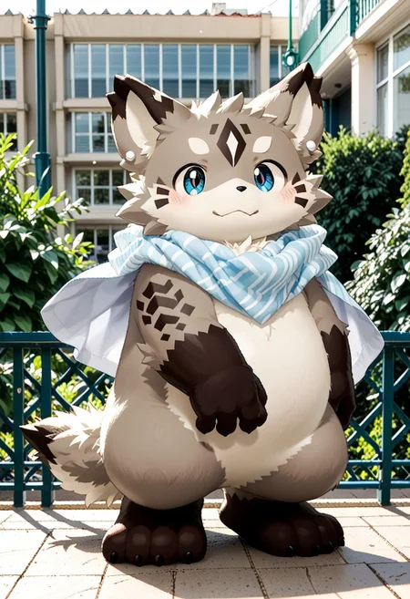 score_9, score_8_up, score_7_up, ((((sdgs3by zuppu11)))), photo background, 1boy, furry, kemono, cute, solo, full body, zPDXL3