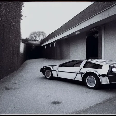 delorean dreamcore style