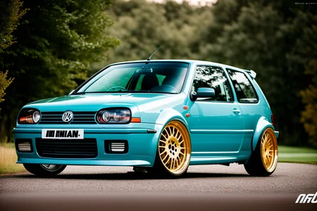 GOLFMK4, custom RALLY car body modified graffiti, NFS, stance, photorealistic, shot by Sony a7iii <lora:GOLFMK4:0.8>