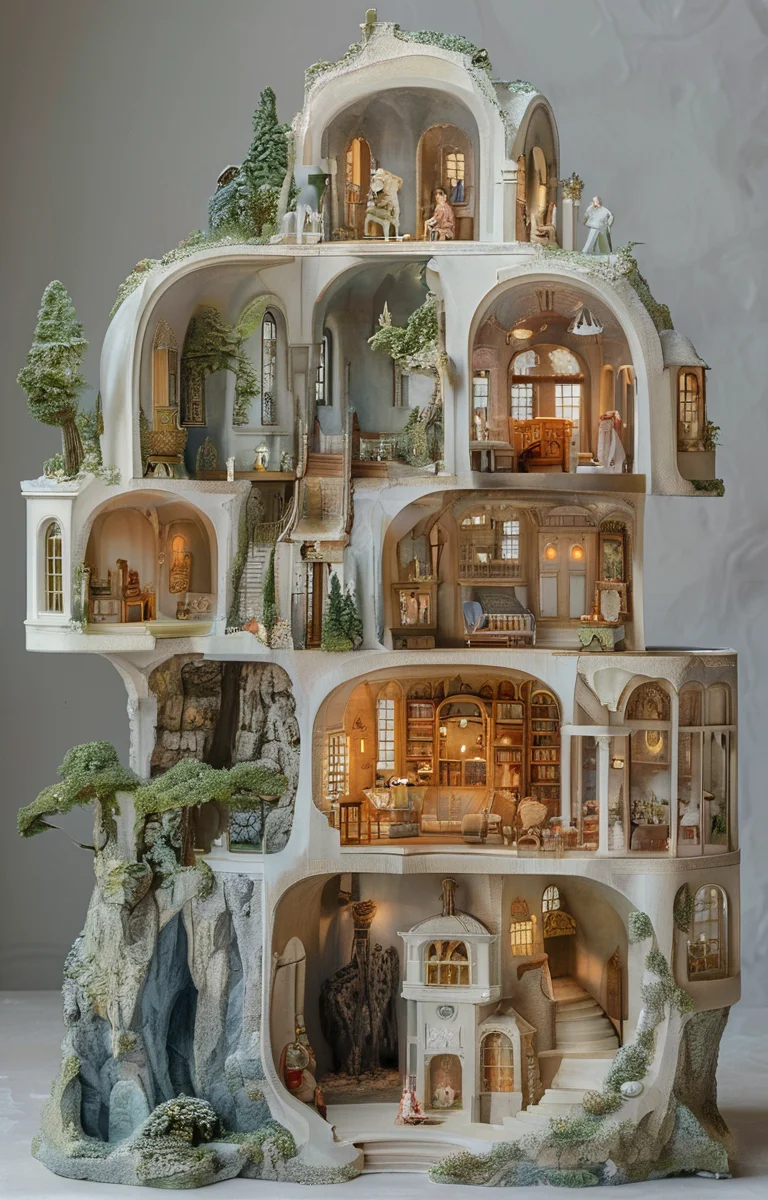 masterpiece,best quality,<lora:tbh242-sdxl:0.9>,illustration,style of Cutaway view portrait of family