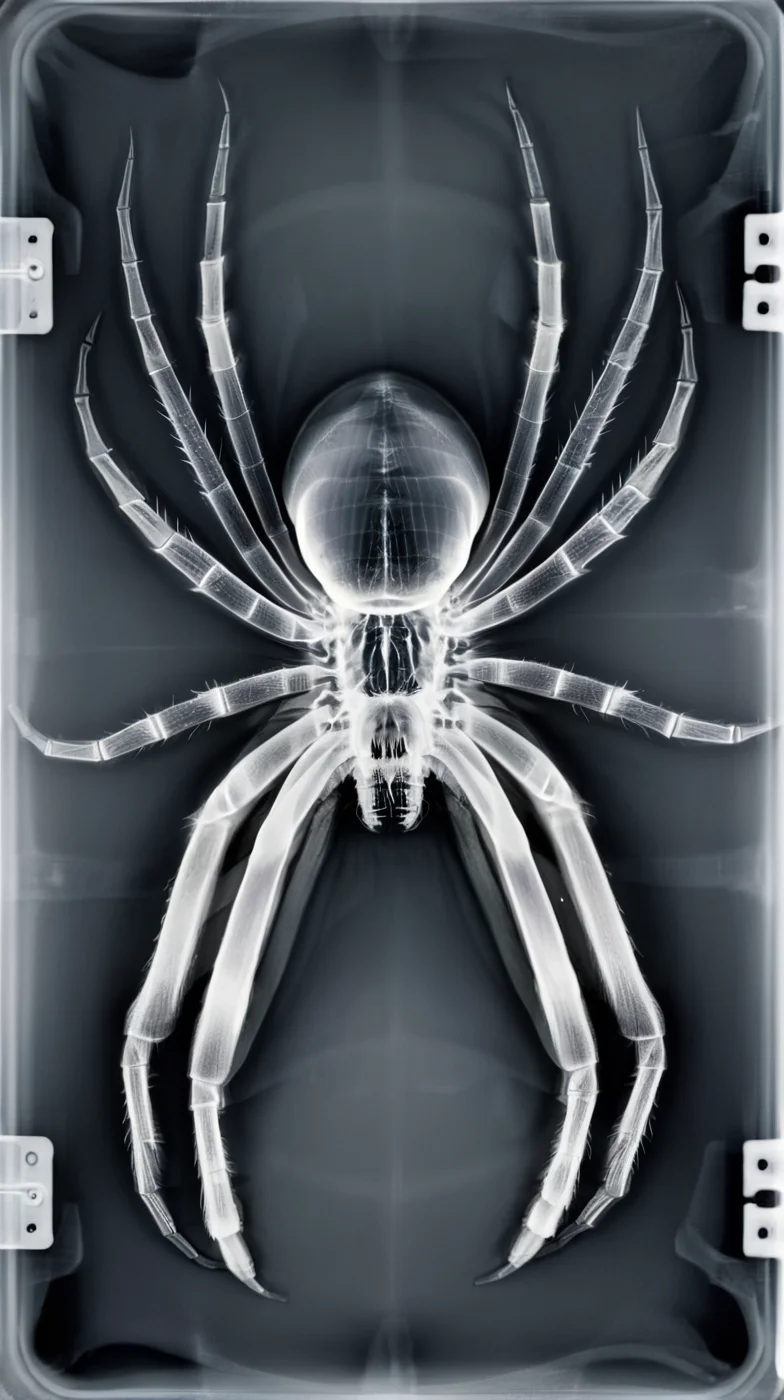 xraye1 spider<lora:xrayeffect:1>