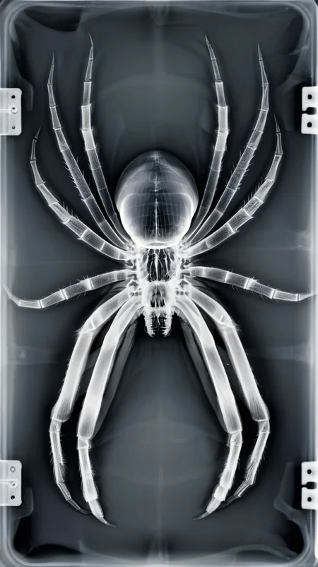 xraye1 spider<lora:xrayeffect:1>
