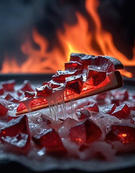 rp_slgd, food photography for  fresh crystal pizza, commercial,  oven in background, fire burning  <lora:zzz_trained\xl_rpr_soulgemmed_v1>