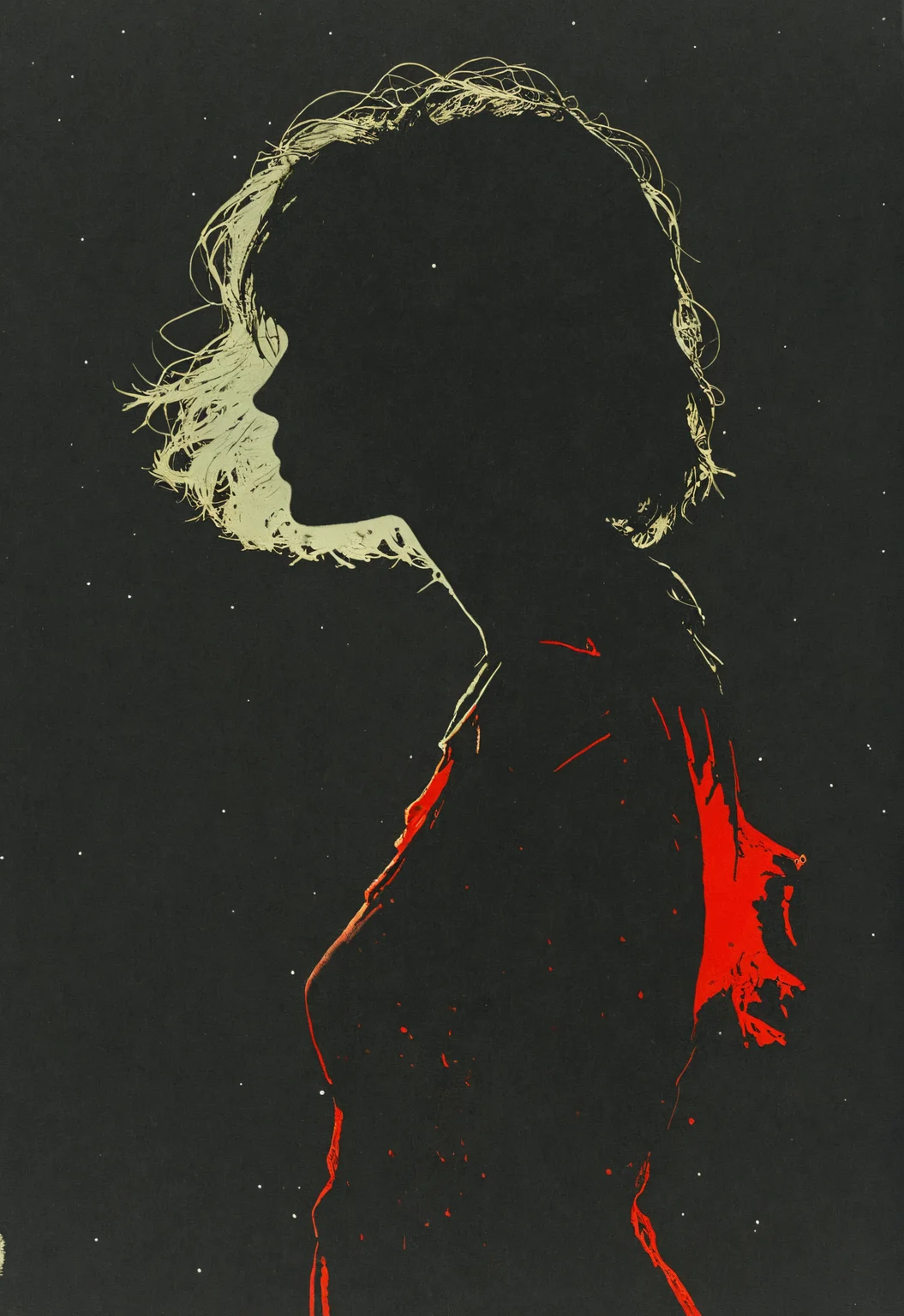 Conrad Roset, space art ,hard light, hard shadows, faded film, desaturated,grainy, vignette, vintage, Kodachrome, Lomography, stained, highly detailed,high contrast, found footage,dark background,black and red<lora:Graphic_Portrait:0.75> <lora:DD-sli-v1:1>