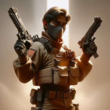 score_9, score_8_up, score_7_up, score_6_up, score_5_up, score_4_up, 
ho1ding-weap0n, 1boy, holding Dual wield pistols
military