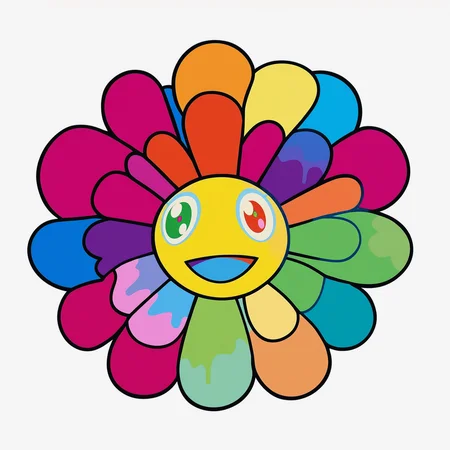 score_9, score_7_up, score_6_up, score_5_up, score_4_up, flat color, no lineart, clean lines, BREAK
no humans, pokemon (creature), smile, flower, heterochromia, white background, open mouth, colorful, simple background, :d, happy, blue eyes, red eyes, one-eyed, green eyes, looking at viewer
<lora:murakami_style:1>