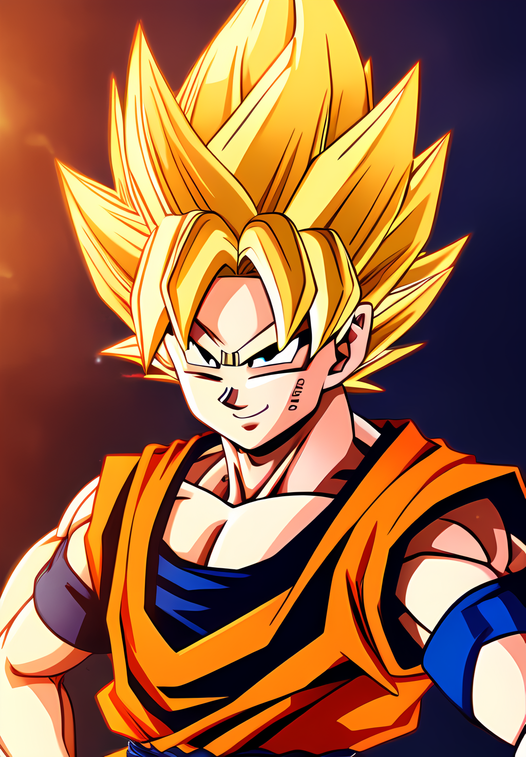 (Photo:1.3), highdetail, <lora:SonGoku:0.8>, SonGoku, solo, 1boy, smile, selfie, detailed face, detailed eyes, super saiyan, Golden Hair, (sexy, hot, attractive:1.3), (trending on CGSociety, trending on pixiv, contest winner:1.3)