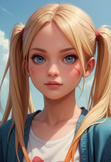 score_9,score_8_up,score_7_up,score_9,score_8_up,score_7_up ,   <lora:add-detail-xl:1>  <lora:Narukov1_pony:1> naruko, 1girl, blue eyes, blonde, facial mark, whisker markings, long hair, looking at viewer, twintails,  <lora:PerfectEyesXL:1> perfecteyes, blue eyes, blue eye