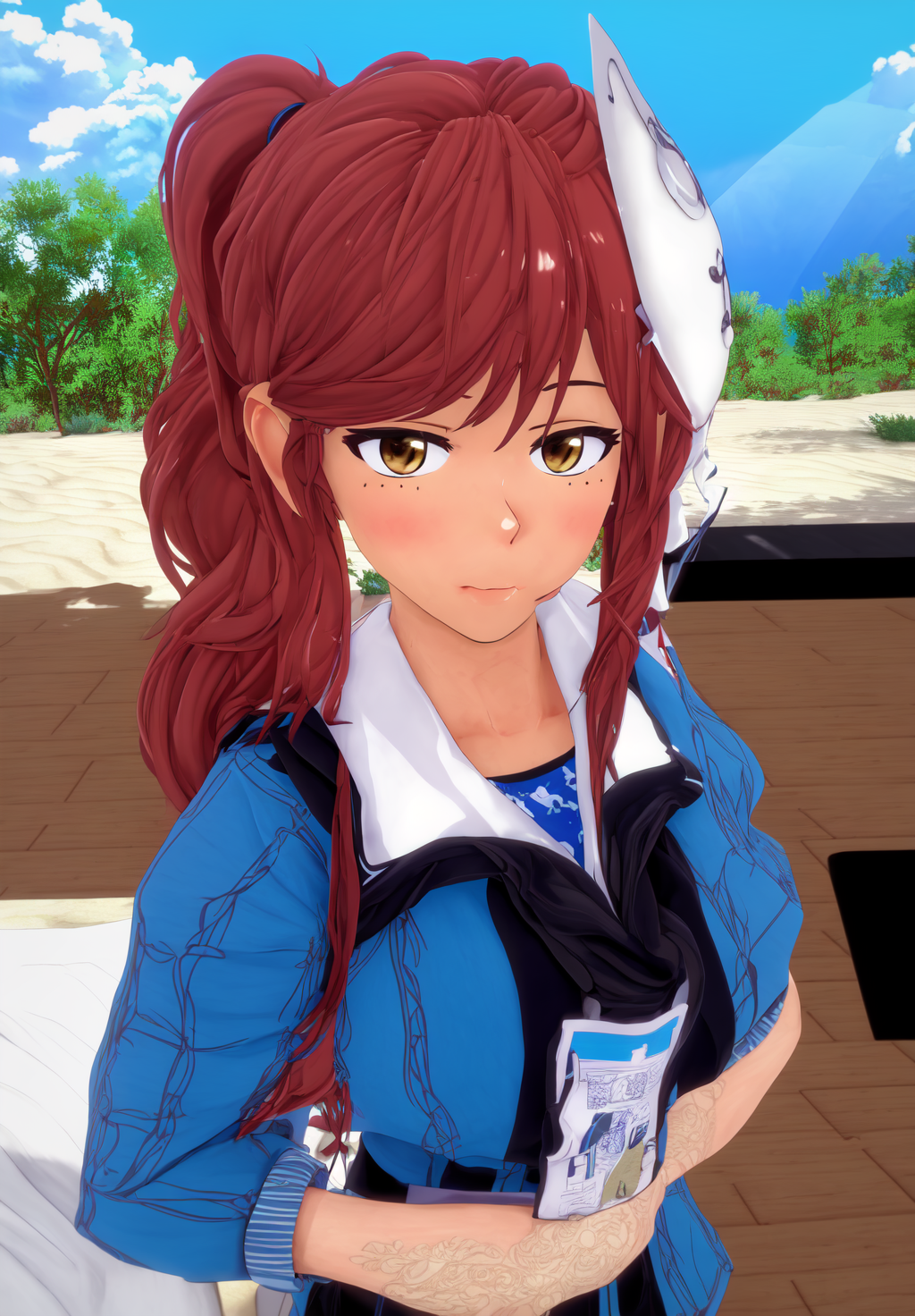 sfw, <lora:sunny:0.8>, sunny, 1girl, solo,, (masterpiece, best quality, absurdres, detailed, ultra-detailed:1.3), beautiful, (highly detailed, high quality:1.3)