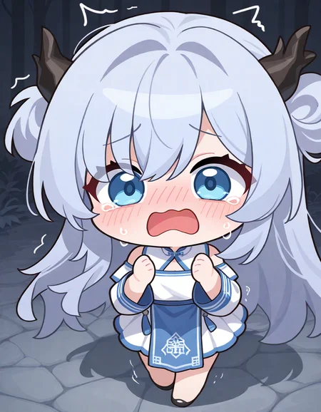 1girl, solo, longwu, longwu\(xinchun\), tearing up,
chibi, very awa, masterpiece, best quality, amazing quality, absurd res, hi res, highres, <lora:ER_SD:1> <lora:longwu:1>