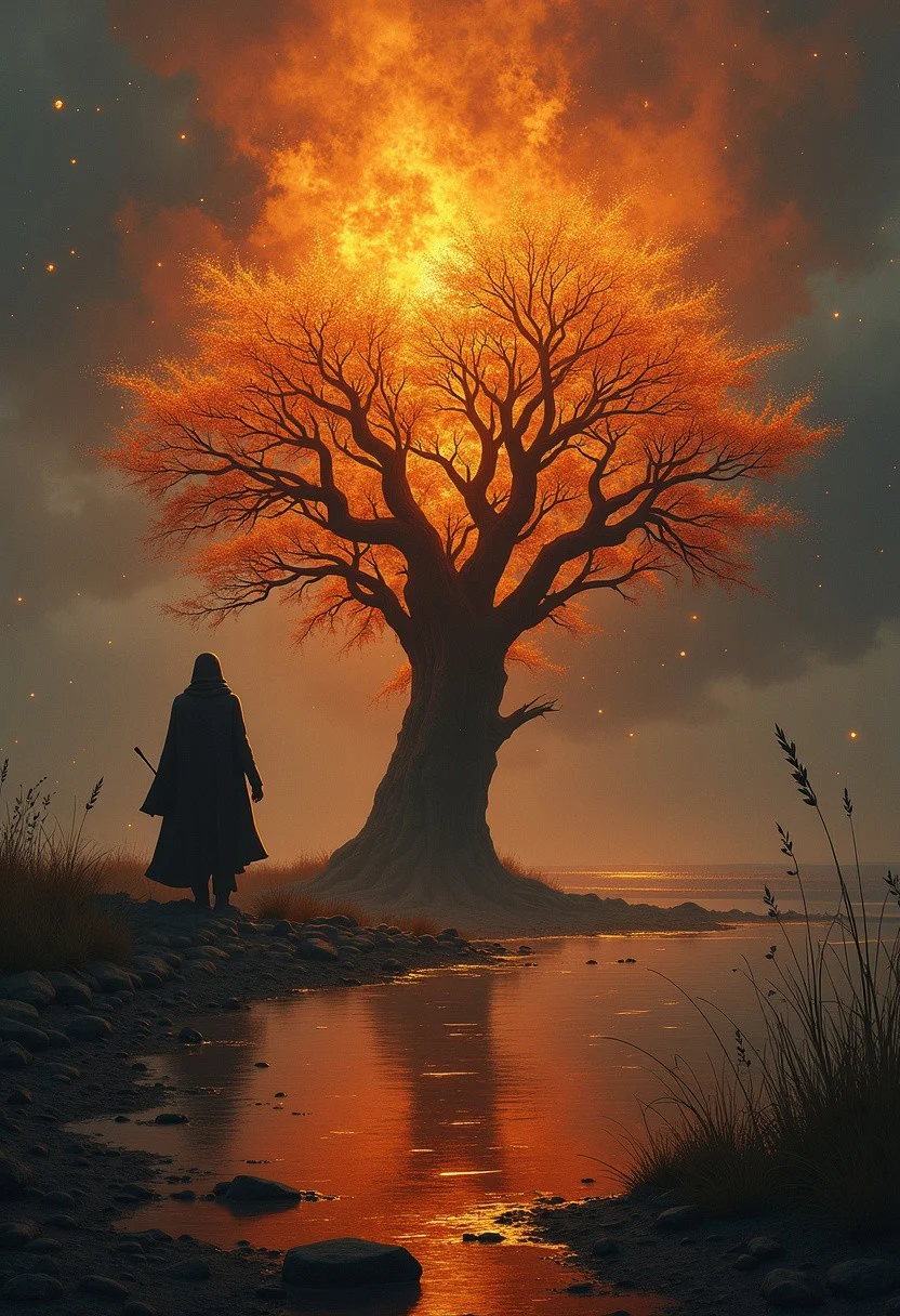 All that is gold does not glitter,
Not all those who wander are lost;
The old that is strong does not wither,
Deep roots are not reached by the frost.
From the ashes a fire shall be woken,
A light from the shadows shall spring;
Renewed shall be blade that was broken,
The crownless again shall be king.