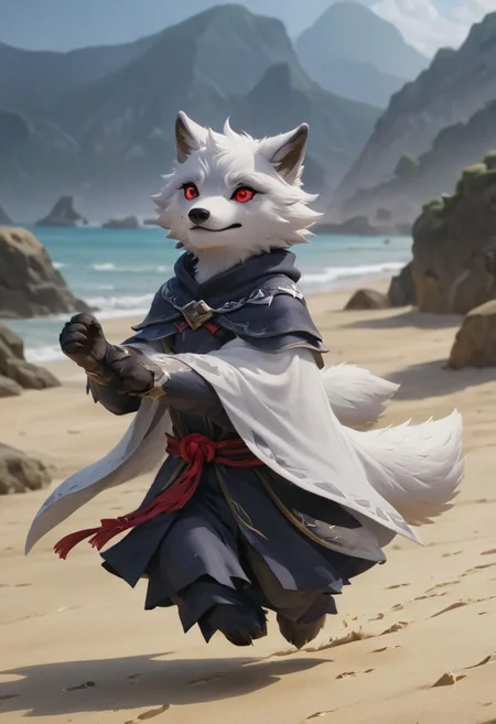 furry wolf, gray wolf, chibi, with red eyes, beach,
full-length frontal view, flight phase during running, legs above the ground, wind blowing the cloak, fast running,
Hyperrealistic art "high-quality portrait flat matte drawing of a cute Nendoroid and cartoon style, anime flat style, thick drawing, medium close-up", (solo:1.2), photorealistic:1.5, ultra highres, 8k, texture skin, realistic skin, detailed skin, highest detailed, extreme detailed, 8k wallpaper, colorful, (dark magic), ring with the stone, (intricate details), (hyperdetailed), 8k hdr, high detailed, lot of details, high quality, soft cinematic light, atmospheric perspective (focus on), color Ink wash painting, . Extremely high-resolution details, photographic, realism pushed to extreme, fine texture, incredibly lifelike, two people, two children