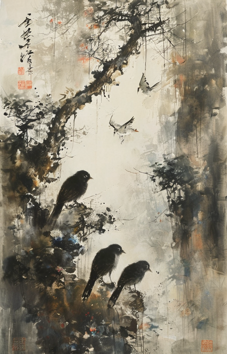 masterpiece,best quality,<lora:tbh171-sdxl:0.9>,illustration,Fu Baoshi,