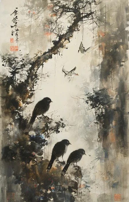 masterpiece,best quality,<lora:tbh171-sdxl:0.9>,illustration,Fu Baoshi,
