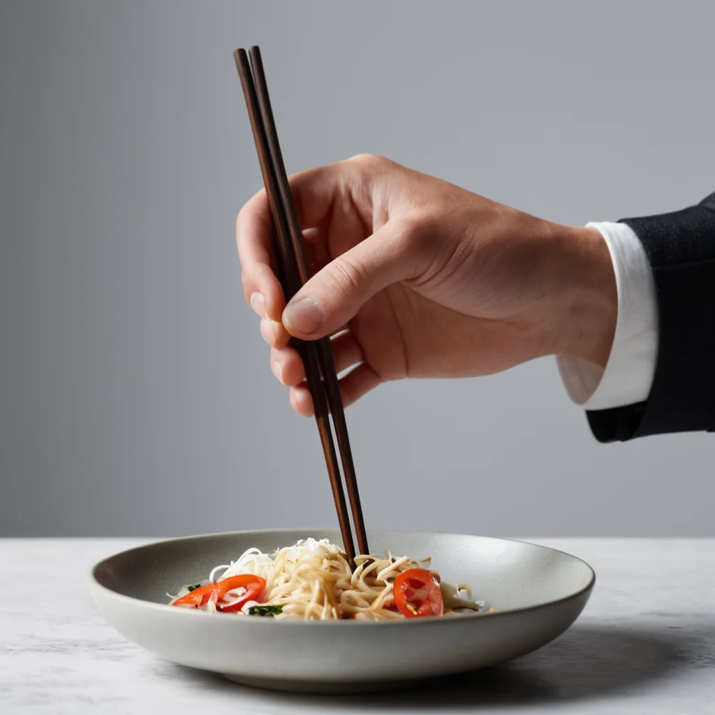 cinematic film still of  <lora:perfection style:0.1>
 <lora:detailed:0.3>
 <lora:Chiaroscuro Lighting Style:0.3>
A detailed and A perfect photo of a person holding two chopsticks in their hand,hand focus,cinematic hand,best hand,better hand,awesome hand,different hand,single hand,perfect hand holding chopsticks,white background,solo,simple background,long sleeves,1boy,holding,male focus,food,fingernails,close-up,chopsticks,realistic,holding chopsticks,perfection,different color,perfect color,realistic,realism,detailed background,perfect background,different background ,perfect style, perfection style, detailed style, shallow depth of field, vignette, highly detailed, high budget, bokeh, cinemascope, moody, epic, gorgeous, film grain, grainy