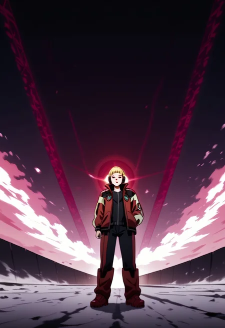 score_9, score_8_up, score_8, score_7_up, animation , anime, high contrast, dynamic lighting, colourful, human, cyberpunk anime, stunning Japanese woman wearing red and black sci-fi power armour, headphones, dark eyeshadow, face focus, holding assault rifle on cyberpunk street at night, action pose, fighting, neon signs and advertising, bokeh, side lighting