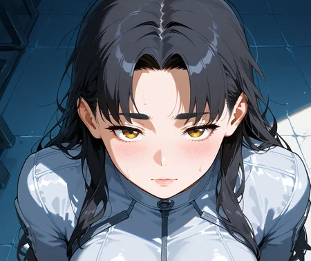 PonyScores7, source_anime, ah1, IllustriousQual, <lora:natsumi_style:0.5>, <lora:by_usakun-pony:0.4> by usakun, <lora:Akina_Bbw_Style_-_PonyXL:0.2> AkinBw
BREAK 1girl, mature female, (round face:1.2), (thick eyebrows:1.3), (curvy), round-chin, caucasian, (plump face), <lora:Round_face:0.2>, <lora:ETO_OCPonyXL:0.5> eto_oc, skindentation, (plump), thick thighs, wide hips, busty, voluptuous, lips, <lora:venus body PonyXL:0.4>, <lora:shinyskin2:0.2> glistening skin
BREAK (((curly hair), long hair, (black hair:1.4), (parted hair:1.7), messy hair, kinky curls, <lora:hairdetailpxl:0.2> hairdetailpxl))
BREAK ((brown eyes), (colorful eyes), (multicolored eyes), (downturned eyes:1.4), <lora:expressive eyes:0.5> expressive eyes, <lora:eyedetailpxl:0.2> eyedetailpxl, <lora:Eyes_High_Definition:0.3> EyesHD)
BREAK ((Taciturn, A face marked by reticence and a reluctance to speak or emote, <lora:Expressive_H:0.2> Expressiveh, <lora:Emotional_Anime_Expressions_PonyXL_Concept:0.2> emotional, <lora:Best_Facial_Expression_LoRA_PONY:0.2>, <lora:expresionesv3Rank128:0.2> expresiones, <lora:Detailed expressive EXEV style -XL Pony V1.0:0.2> FaceDetail))
BREAK ((passage))
BREAK White, Rose, and Lavender futuristic silver bodysuit with reflective stripes, high-collar top, fitted pants, visor cap, metallic boots translucent crystals that glow with an inner light, constantly refracting the light around it
BREAK (((Monsoonal weather)))
BREAK <lora:xl_more_art-full_v1:0.2>, <lora:aesthetic_anime_v1s:0.2>, <lora:EpicF4nta5yXL:0.2>, <lora:detailxl:0.2> detailxl, <lora:Fant5yP0ny:0.2>, best quality, amazing quality, best aesthetic, absurdres, illustration, Volumetric_Lighting, ultra-detailed, very aesthetic, intricate details, 8k, masterpiece, best_quality
BREAK (zoom_out:1.8), (pet portrait photography, capturing the personality of pets, vibrant colors, unique perspectives, showcasing behavior, storytelling through images, emotional connections, dynamic compositions, highlighting companionship, engaging visuals, creating lasting memories, powerful narratives, celebrating the bond with animals, heartwarming imagery, intimate moments)
BREAK Stable_Yogis_PDXL_Positives, AS-Adult, <lora:Complicated fantasy portrait - XL Pony V2.0:0.3>, bad-hands-5, <lora:HDA_Detailer:0.5>, HDA_FatGirlXL,