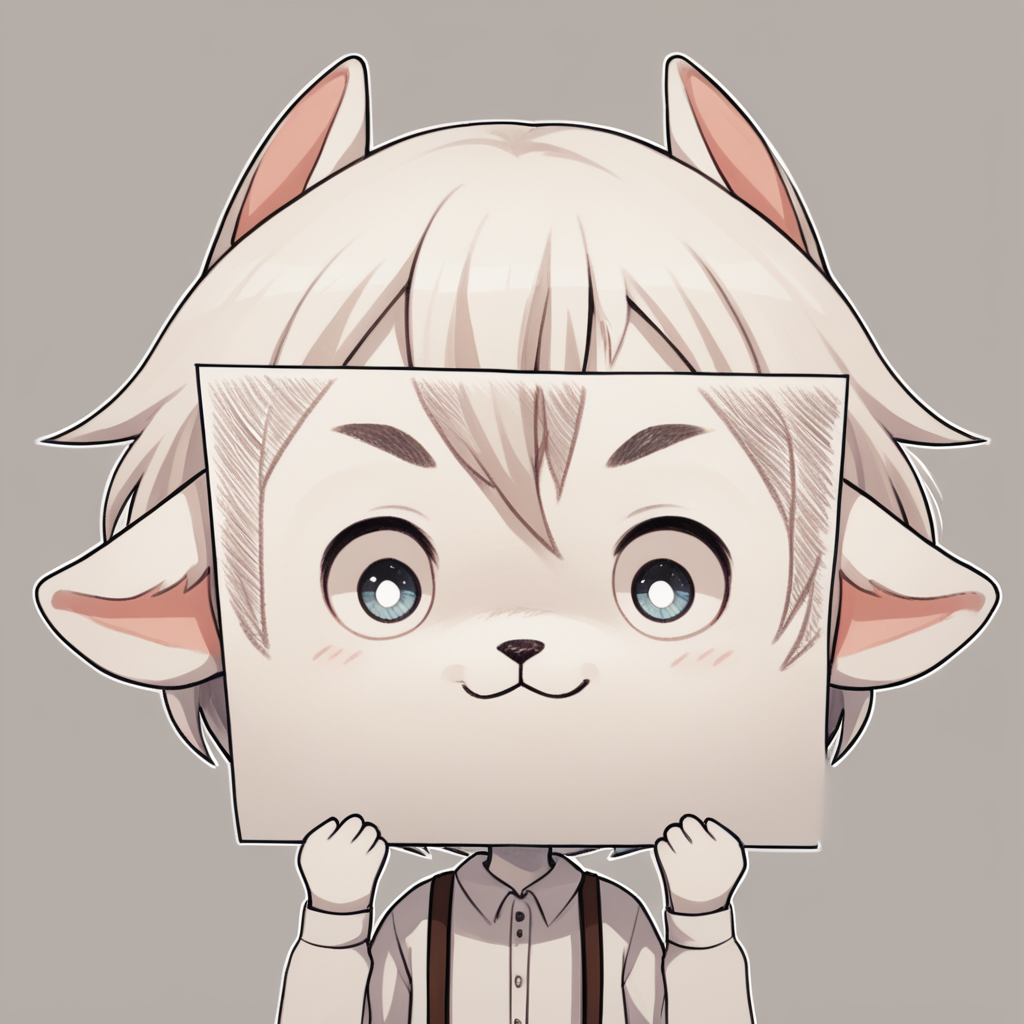 score_9, score_8_up, score_7_up, <lora:PaperLikeFacePony:0.8>
PaperLikeFace,1boy,:3,white fur,furry,holding paper with emoji face,ears,big eyes,big pupils