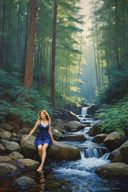 by [Makoto Shinkai:Julia FullertonBatten:0.25] and [[Dorina Costras|Dean Cornwell]:Dorina Costras and Dean Cornwell:0.65] [, landscape::1]