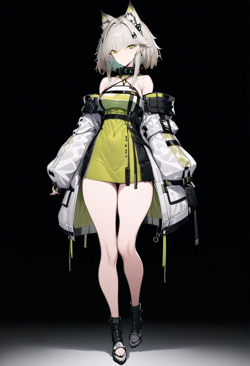masterpiece, best quality, ultra-detailed, beautiful, nai3, 1girl, solo, full_body, tachi-e, 
kal'tsit_\(arknights\),