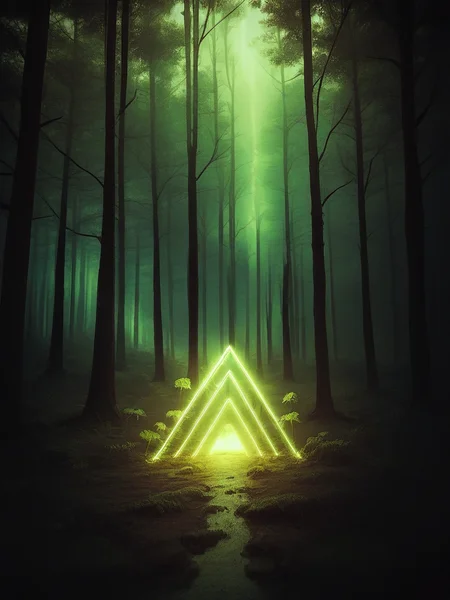 score_9, score_8_up, score_7_up, score_6_up, score_5_up, score_4_up, woman, m00dygr33n, neon, glow, forest, <lora:m00dygr33nXLP:0.8>