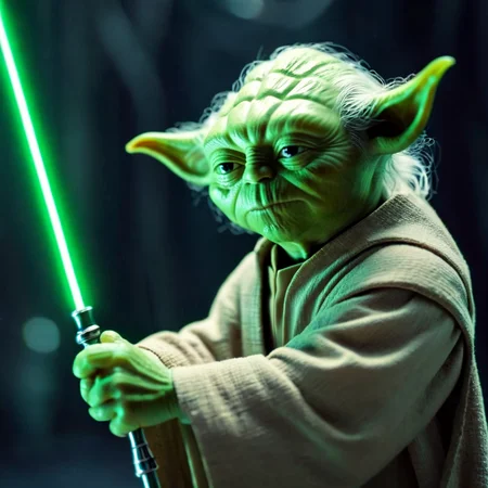 cinematic film still of <lora:Yoda:1.2>
Yoda a cartoon yoda is holding a cane In Star Wars Universe, shallow depth of field, vignette, highly detailed, high budget, bokeh, cinemascope, moody, epic, gorgeous, film grain, grainy