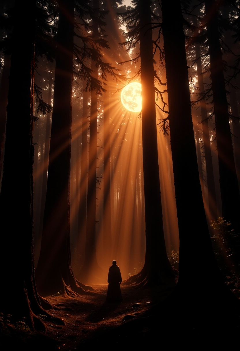 The strangest thing I have ever seen at sunrise is a small, glowing orb that appeared out of nowhere in my backyard. It was unlike anything I had ever seen before and seemed to be dancing around the trees as if it were alive., best quality, masterpiece, photorealistic, raw photo, high contrast, <lora:models\Flux\flux.1_lora_flyway_Epic-Characters_v1:0.56>, <lora:models\Flux\realism_lora_comfy_converted:0.48>, <lora:models\Flux\FantasyWizardWitchesFluxV2-000001:0.6>, <lora:models\Flux\FluxGhost-000001:0.41>