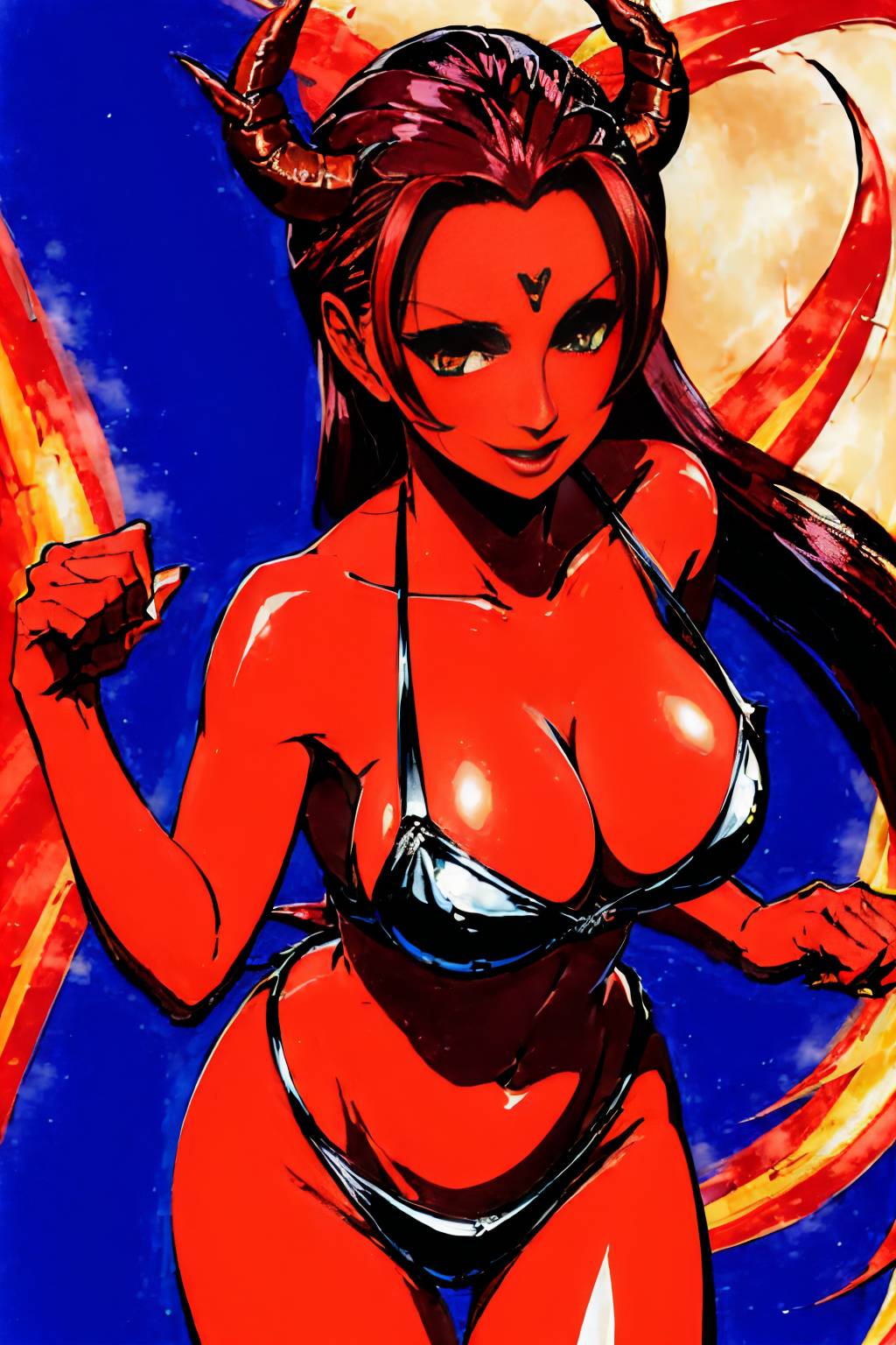 (EdobSuccubusRed:1.6) woman <lora:EdobSuccubusMix_v1.0:1>