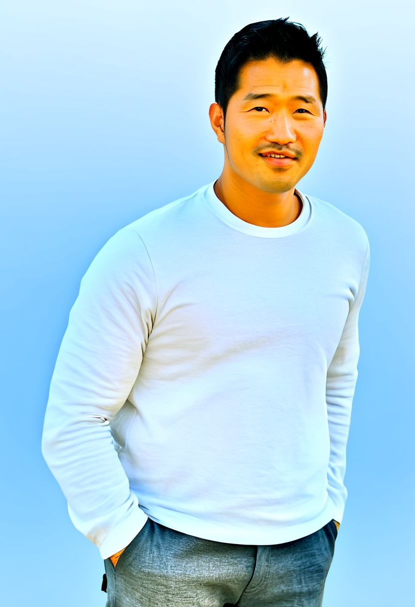 (((htkangface))), daddy,  natural face expression, (((detailed HtKangface))), fixed htKangface Photorealistic, realistic, masterpiece, intricate details, detailed background, depth of field, photo of a handsome, dynamic pose, natural face expression, (((looking at viewer))), high detail, high quality, male focus,  ((white shirt)), ((pants)), (( parking area background)), full body, ((night)), covered nipples