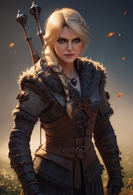score_9, score_8_up, score_7_up, source_anime, , solo, 1 girl, <lora:ciriWitcher4Pony:1>,cw4, armor, cowboy shot