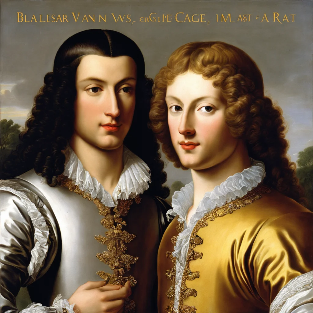 gay romance novel cover by Balthasar van der Ast