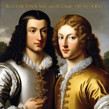 gay romance novel cover by Balthasar van der Ast