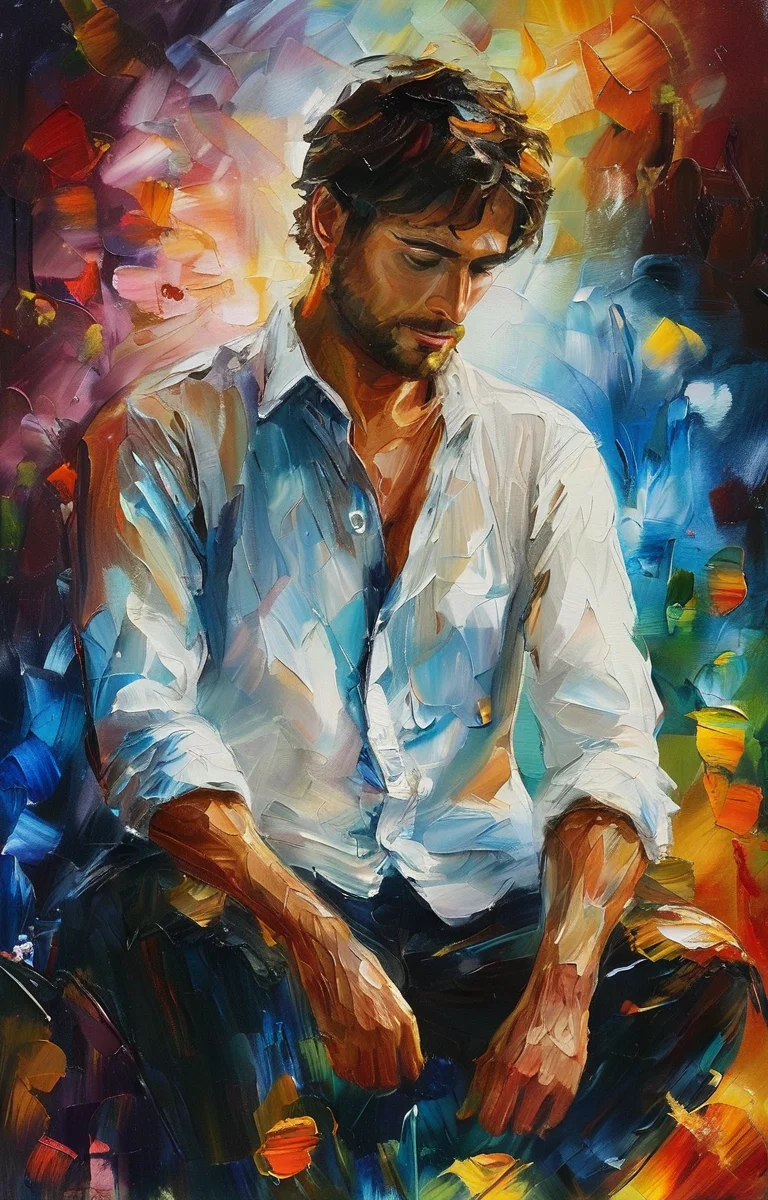 masterpiece,best quality,<lora:tbh438-sdxl:0.8>,illustration,style of Leonid Afremov
 portrait of noble man