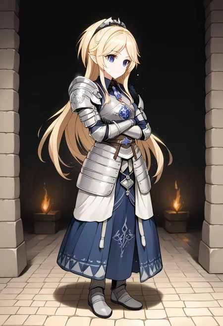 core_9, score_8_up, score_7_up,
BREAK source_anime, best quality, masterpiece, rating_safe, uncensored, High quality, 8k, Ultra detailed, insanely detailed, beautiful, prefect lighting, 1girl,
BREAK yukariadv, very long hair, blonde,
full armor,
walking
BREAK (Cave, firewood, fire, water droplets, stone bed, rough floor,Cobblestone wall),