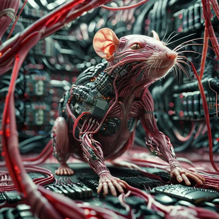 cyberanatomy rat, cinematic<lora:cyberanatomy:1>