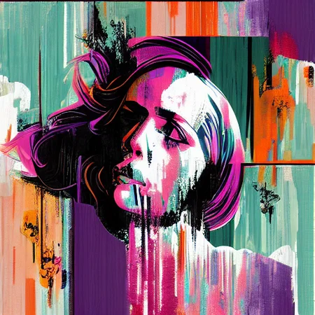 abstract wallpaper, expressionism art, vivid colors , (desaturated:1.2)