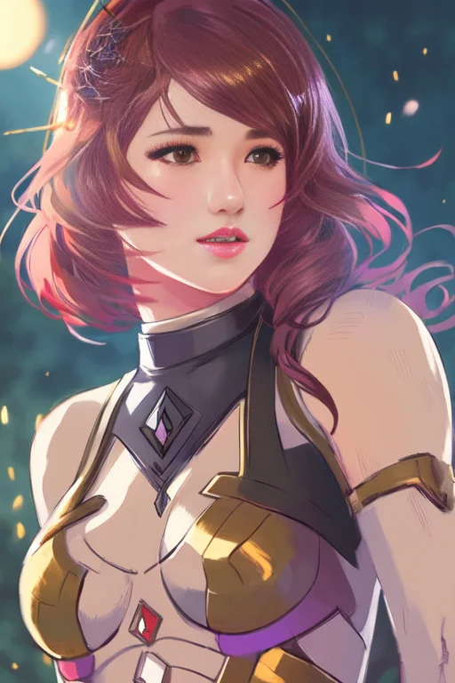half body of alisabcnv, realistic shaded, fine details. Night setting. Very anime style. Realistic shaded lighting poster by Ilya Kuvshinov katsuhiro, magali villeneuve, artgerm, Jeremy Lipkin and Michael Garmash, Rob Rey and Kentar Miura style, trending on art station