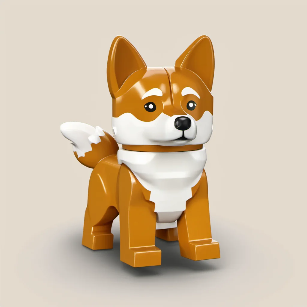 lego minifig of a cute shiba inu<lora:legominifig-v1.0-000003:0.8>