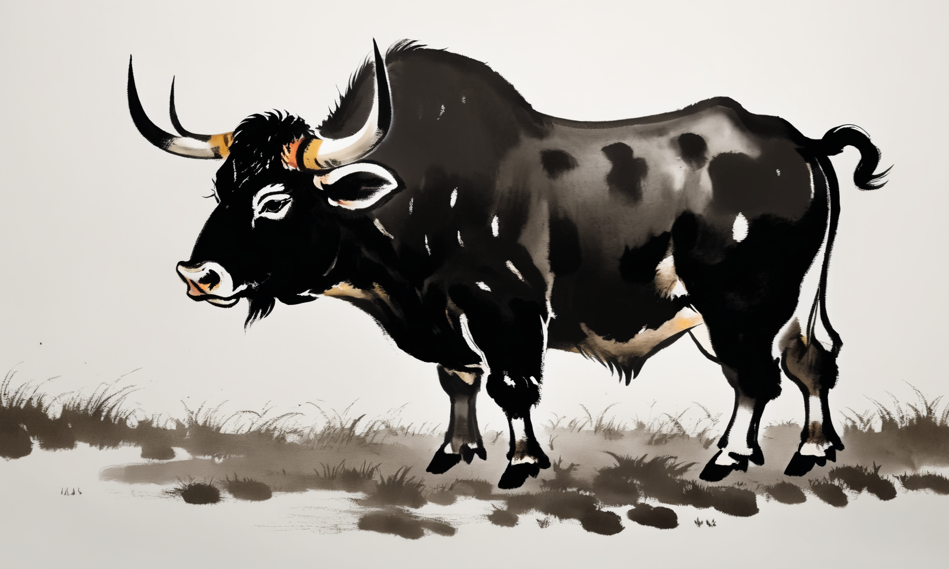 <lora:cipcd_xl-000005:0.9>,a colorful theme cipcd_xl painting,a ox is sitting on the grass,chinese zodiac,no humans,solo,whitebackground,simple background,simple detailed,8K,HDR,UHD,masterpiece,best quality,high resolution,wallpaper