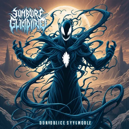dm_album_art, highly detailed, symbiote