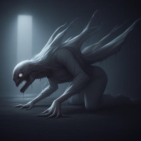 TrippyHorrorStyle, horror, horror (theme), monster, embedding:PonyXL\Composition\zPDXL2, score_9, score_8_up, score_7_up, score_6_up, shrimp, 
fisheye, Lighting - split lighting, closeup