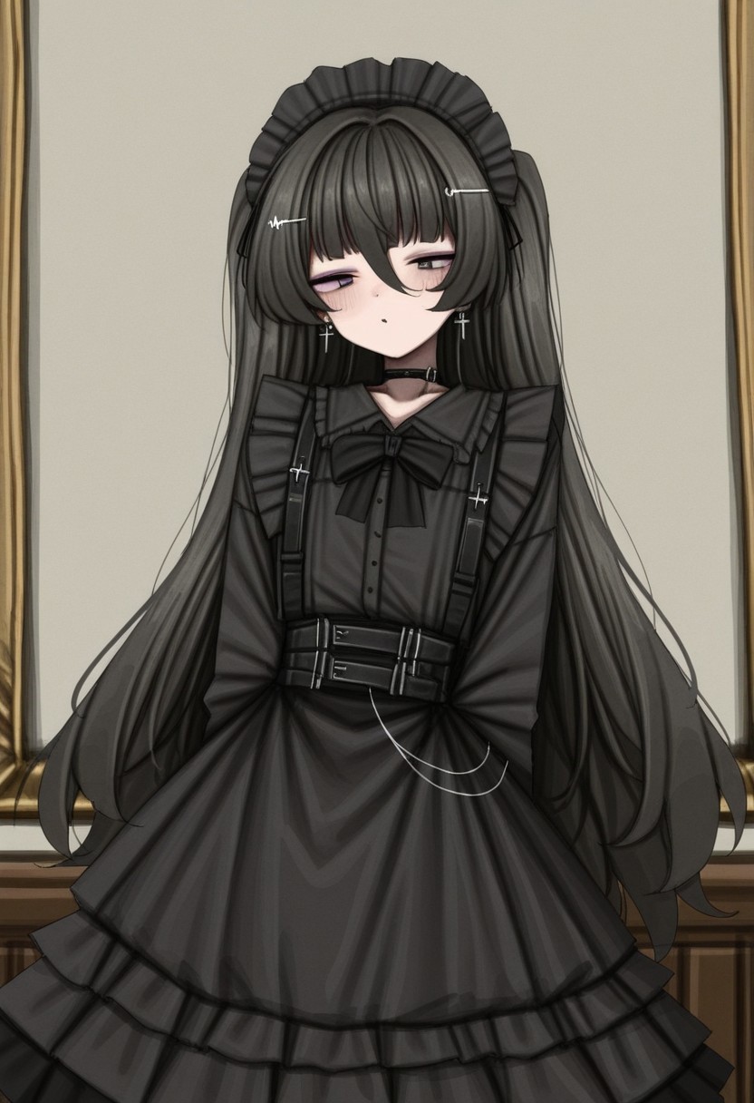 lobsteranian, 1girl, goth