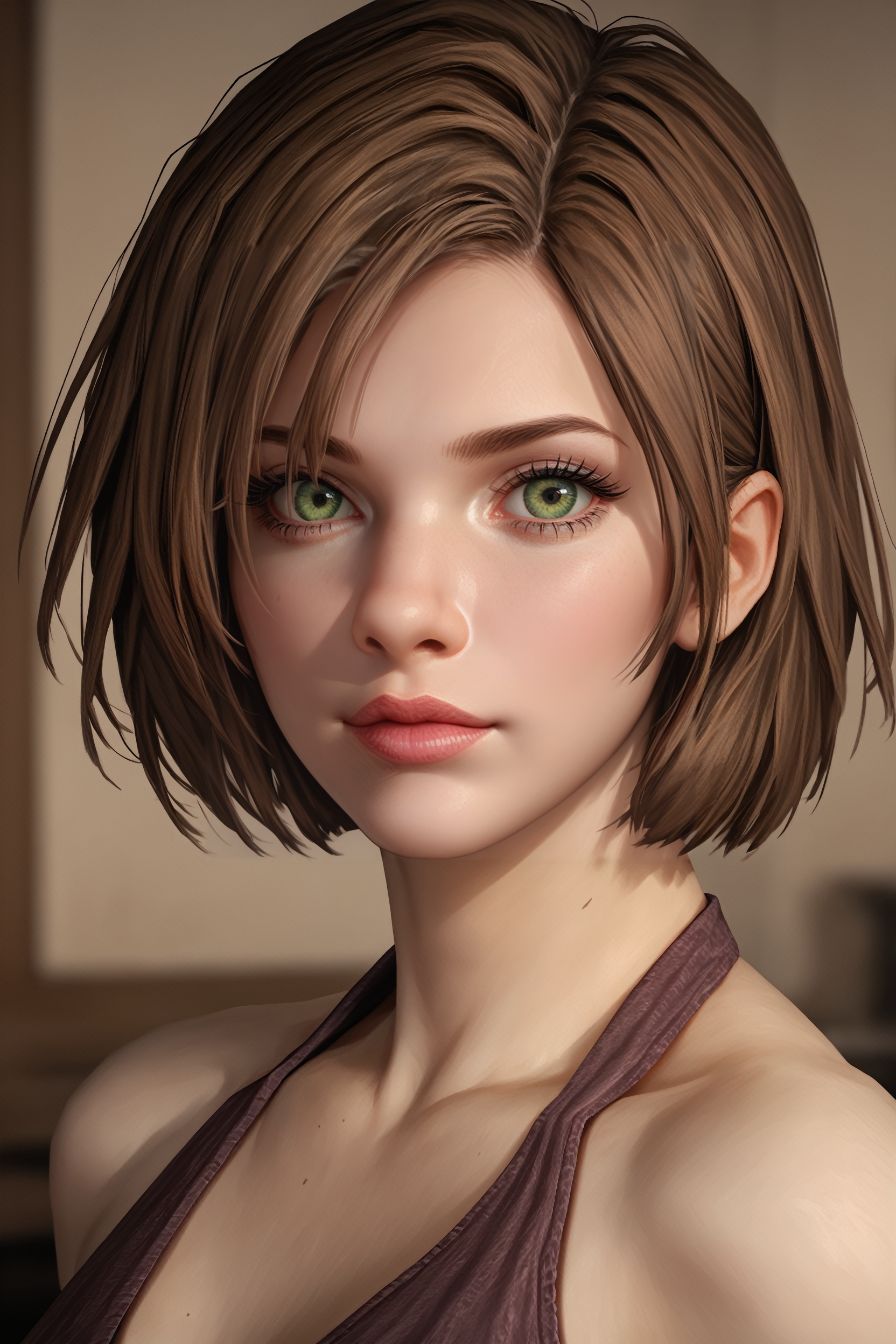 score_9, score_8_up, score_7_up,
<lora:SH4Eileen:0.9>
SH4Eileen, 1girl, green eyes, short hair, brown hair, looking at viewer, portrait