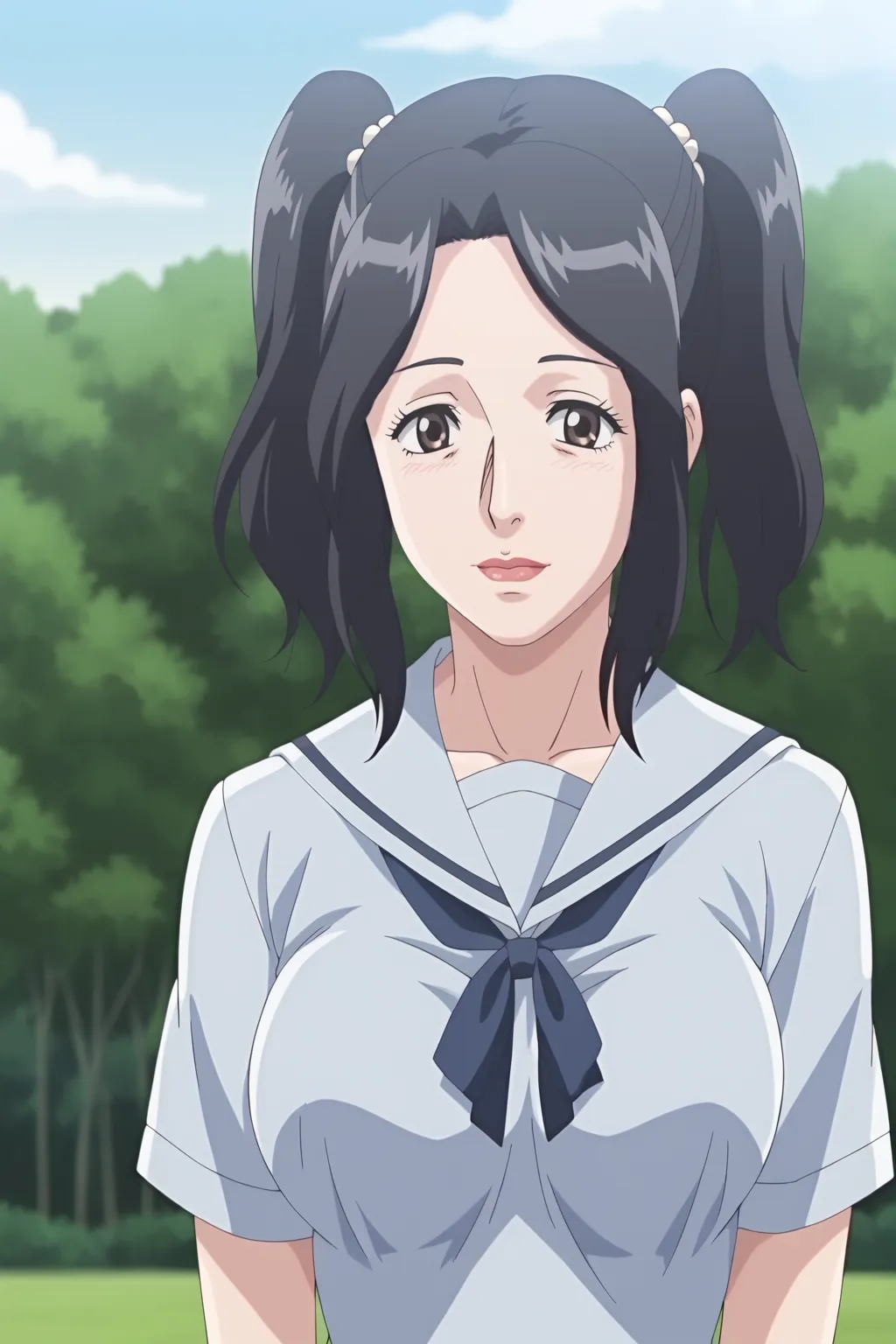 score_9, fake screenshot, dim light, uncensored,
1girl, solo,
MizukamiShizue, mature female, breasts,  
sexy school uniform, pig tails, 
<lora:JukujoShiganMizukamiShizue_V3:0.85>
--pin-shared-memory
--cuda-malloc
--cuda-stream