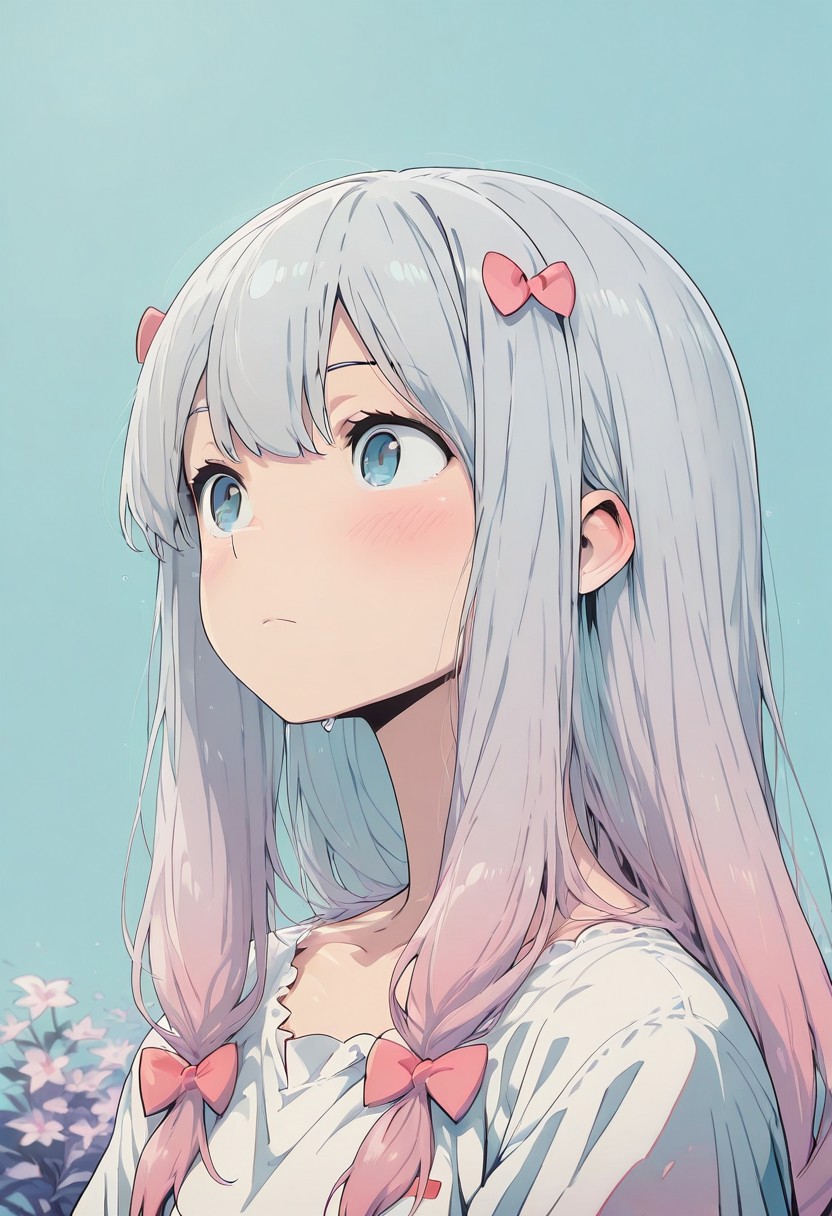 1girl, solo, Sagiri, portrait, masterpiece ,best quality ,amazing quality, neo_pop