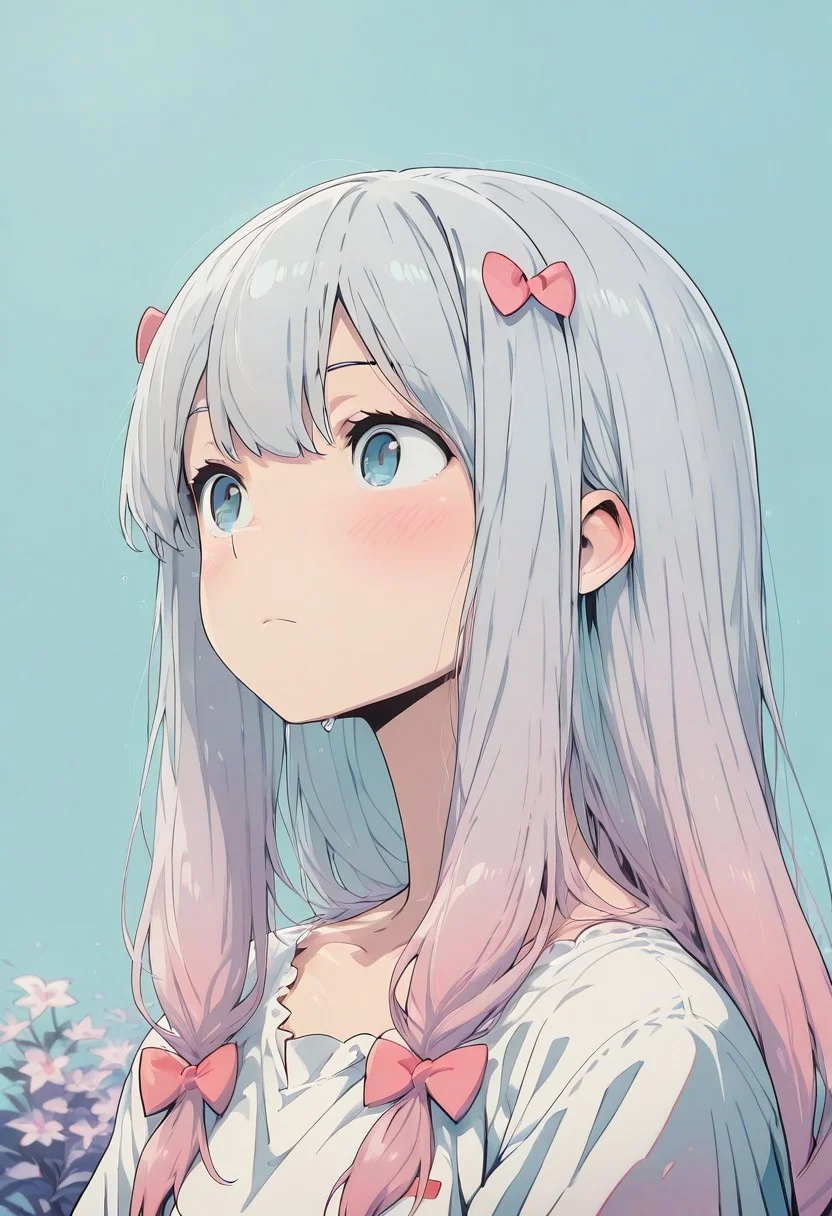 1girl, solo, Sagiri, portrait, masterpiece ,best quality ,amazing quality, neo_pop