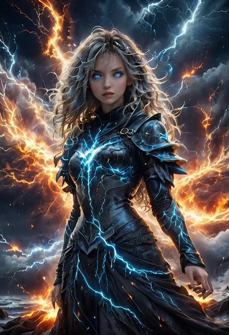 a wizard commands the storm as a fleet of enemy shiips approaching, lightning crackles about the air striking frigates and warships with explosive results, a watr cyclones rips through another as warriors on the shore cheer in victory raw movie poster, (masterpiece, best quality:1.5), atmospheric and moody weather, sky partially obscured by dark swirling clouds, desolate heath at twilight, with storm clouds swirling overhead, ground is rough and muddy, scattered with jagged rocks, in the dim light, you see a shadowy figure standing in a dark tattered cloak, robes billowing in the wind, mysterious silhouette, sexy woman (sitting seiza:1.5) on a large blanket on a beach of weather huge breasts, wide hips, full lips, sexy smile breast focus, <lora:aodaimong_v2:0.6> (white aodaimong:1.3) sunset lighting, <lora:BreastLiftV8-000080:0.4> (breast_lift:1.1) <lora:th3p1t_v3:0.45> th3p1t, detailed, dirty blonde hair, blue eyes, long curly hair, hair ribbon,swept bangs, underboob t shirt, ssburuma, buruma, crop top, underboob, raglan sleeves, short sleeves, th3p1t
Hide , dramatic lighting, ominous atmosphere, in the style of gothic art, visually captivating composition, incorporating the moonlight to create a hauntingly beautiful ambiance, contrasting shadows, extremely detailed, a shimmering metallic obsidean trimmings on robes , cowel affixed with scales of a dragon, eyes that glow blue like electricity
