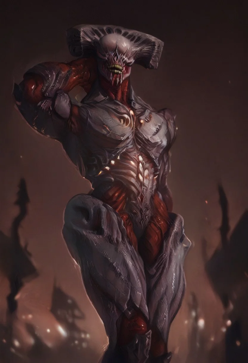 score_9, score_8_up, score_7_up, solo, front view, male, Summoner_DOOM, Demon, Without eyes, claws, skull, monster, fangs, source_anime, 1boy, solo, muscular:0.3, hands, happy face, smile, (((dutch angle, posing, from below, looking at viewer)))
BREAK
city, ruins, back alley, outside, night,
