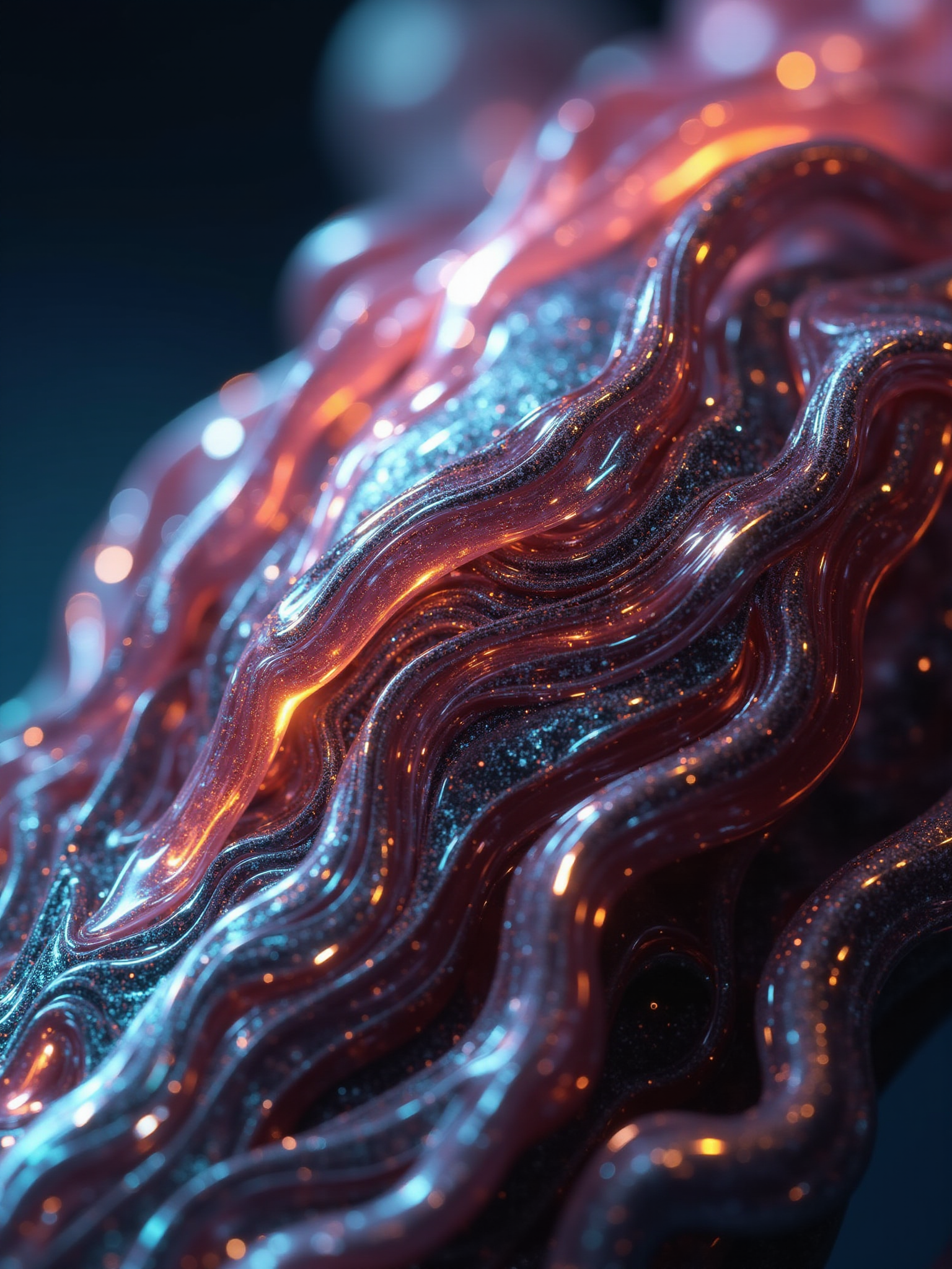 A close-up of an object crafted with futurism hyperreal iridescent alloys, rendered with incredible detail. It pulses with glowing energy, its surreal design a testament to digital engineering as art, perfect for a cinematic prop.
<lora:ral-iridescent-hyperreal-futurism-flux_000003000:1>