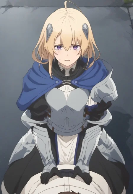 (masterpiece, best quality), intricate details, 1girl, 1girl, Ines Harness, purple eyes, blonde hair, long hair, low tie ponytail.
BREAK Depicts a regal, mysterious figure draped in elegant dep blue and gold garments, a female witch, cute, realistic, twinkling eyes.
BREAK
Straddling, from above, crying, cry, tears, wet, sweat, sweating, red cheeks, steam, vapor.
